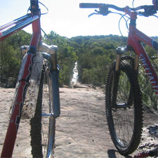 manly dam bike shot