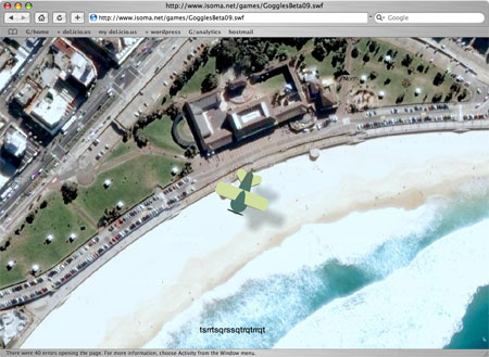 Goggles Flying over Bondi