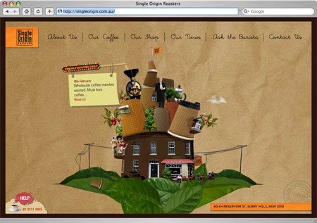 Single Origin Roasters Homepage